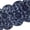 Navy Blue, variant on Lace Trim 8" Floral Medium Weight Sheer Sequin Embroidered Corded Polyester Sewing & Embroidery Mesh - Champagne (4.5 Meters, 1 Pack)