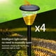 thumbnail image 5 of Luces solares para exteriores, paquete de 4 luces solares para s impermeables, luz de paisaje para césped de jardín, RGB + luces blancas cálidas Baoblaze luces del camino del césped, 5 of 8