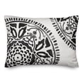 thumbnail image 2 of Creative Products Large Black Watercolor Medallion 14x20 Indoor / Outdoor Pillow, 2 of 3
