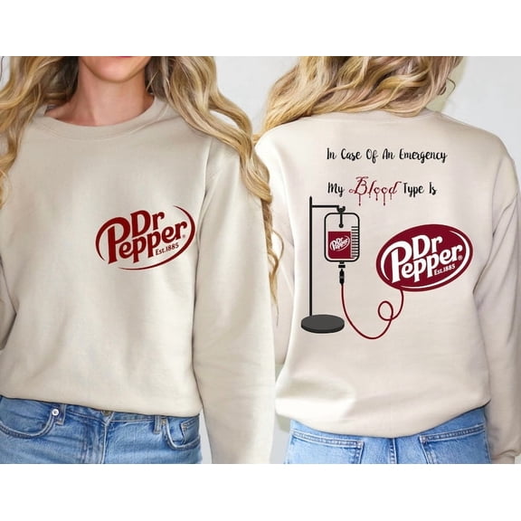 Dr Pepper Est 1885 Sweatshirt, Soda xMas Sweatshirt - Sizes S-5XL ,Art Print JSC