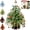 Christmas, variant on DIY Beaded Christmas Tree Kit, 3D Bead Pearl Art Craft Set with Colorful Beads and Sparkling Decor, Tabletop Holiday Decoration (Winter)