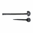 thumbnail image 6 of Renovators Supply Black Wrought Iron Lift Off Pintle Strap Hinge 16-1/4 in Reversible Pintle Bean Strap Gate and Door Hinges Hardware, Pack of 4, 6 of 7
