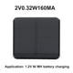 thumbnail image 4 of 1PCS 2V 0.32W160mA Polycrystalline Solar Charging Panel Suitable For 1.2V Ni-MH Batteries Black Accessories 50x50x2.6mm, 4 of 9