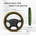 thumbnail image 5 of Junzan Dragon Scales Elastic Stretch Steering Wheel Cover Breathable,Anti-Slip,Fit Suvs,Vans,Sedans, Cars,Trucks,Universal Fit, 5 of 8