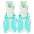 thumbnail image 1 of Snorkel Fins Open Heel Swim Fins 1 Pair Training TPR Long Flippers with Adjustable Belt for Diver for Diving for Snorkeling Surfing ANGGREK Otros, 1 of 8