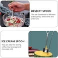 thumbnail image 5 of Mixing Spoons 8Pcs Dessert Spoon, Stainless Steel Shovel Shape Spoons Ice Cream Fruit Spoon Yogurt Spoons for Home Kitchen or Restaurant Stainless Steel Spoon, 5 of 5