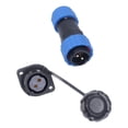 thumbnail image 2 of Conector de alimentación a prueba de agua, enchufe a prueba de agua IP68, enchufe industrial, enchufe de aviación, rendimiento finamente ajustado, 2 of 8