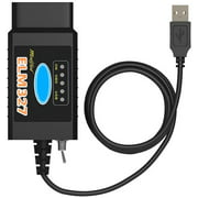 Washinglee ELM327 Diagnostic Cable for Ford Mazda Lincoln and Mercury, OBD2 Cable with Switch Support FORScan Elmconfig