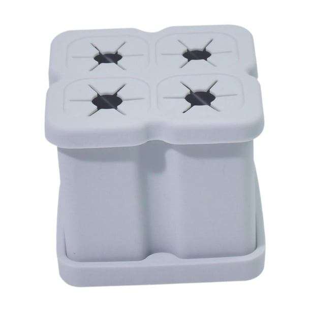 Soporte para cabezales de cepillo de dientes eléctrico Macarena organizador independiente Rejilla gris 4