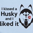 thumbnail image 2 of CafePress - I Kissed A Husky And I Liked It! Body Suit - Baby Light Bodysuit, Size Newborn - 24 Months, 2 of 4