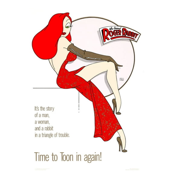 Who Framed Roger Rabbitt Movie Poster 24"x36" 24inx36in