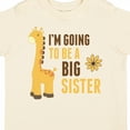 thumbnail image 4 of Inktastic I'm Going to Be a Big Sister Giraffe Girls Toddler T-Shirt, 4 of 5