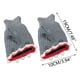 thumbnail image 2 of Guantes de invierno de medio dedo con bonitos tiburones | Mitones cálidos de punto con forro polar e hilo acrílico térmico | Mitones para adolescentes y adultos, ideales para enviar mensajes de, 2 of 6