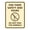 Brown, variant on Signs ByLITA Portrait Round For Their Safety and Yours Do Not Feed The Animals ABS Plastic | Laser Engraved | Easy Installation | Elegant Design Sign (Brushed Gold) - Medium