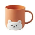 thumbnail image 1 of CHOK Plastic Cups   Unbreakable Coffee Mug Plastic with Handle  Reusable Plastic Mug Dishwasher Safe 1pcs, 1 of 9