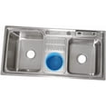 thumbnail image 2 of Tarja Fregadero Doble Empotrar AXCENT ITALY Acero Inoxidable Calibre 22 WA9345, 2 of 4
