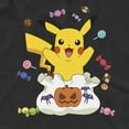 thumbnail image 2 of Men's Pokemon Halloween Pikachu Candy Bag  Tank Top Black Medium, 2 of 5