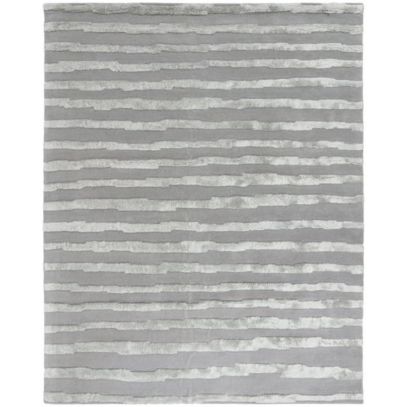 SAFAVIEH Soho Alec Geometric Area Rug, Grey, 7'6" x 9'6"