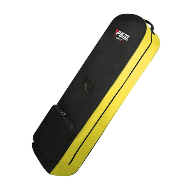 facefd Sac de Couverture de Voyage de Golf à Roulettes pour Expédition Rangement Compagnies Aériennes Expédition Rangement Transporteur Jaune