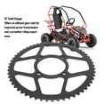 thumbnail image 4 of Sprocket 420 Chain 57 Tooth Rear Sprocket Steel Alloy Rear Drive Sprocket for ATV Quad Pit Dirt Bike Motorcycle Motor Moped, 4 of 7