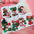thumbnail image 4 of MesaSe Kids Girl Christmas Tree Santa Elk Snowflake Hat Shape Duckbill Hairpin Gift Set, 4 of 9