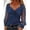 Blue plus size sequin tops for women a1, variant on Women Plus Size V Neck Long Sleeve Sequin Tops Casual Basic Tee Shirts Beach Vacation Party Wear Fashion Clothes, Red 3XL