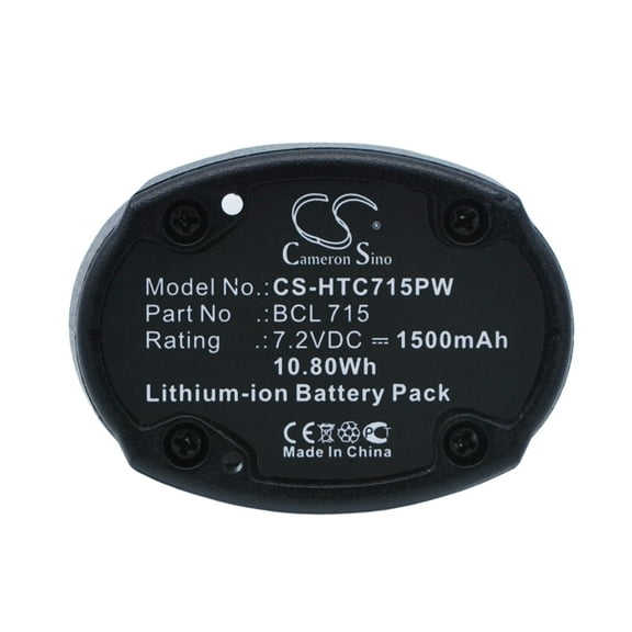 Battery for Hitachi WH7DL BCL 715 BCL715 Power Tool CS-HTC715PW 7.2v 1500mAh