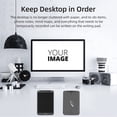 thumbnail image 2 of 12 Inch LCD Writing Tablet Electronic Digital Drawing Board Ultra-Thin Writing Pad Split Screen One-Click Erase with Lock Button Gift for Children Adults Home Office School, 2 of 8