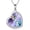 03 purple crystal, variant on Puzzle Piece Necklace Sterling Silver ASD Pendant Necklace ASD Jewelry For Women Inspirational Gifts