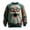 C-Dark Green690, variant on DHFJKG Mens Christmas Sweatshirt Santa Printed Long Sleeve Crew Neck Loose Fit Pullover Xmas Cozy Jumper Tops