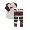 thumbnail image 4 of LazyOne Cabin Moose Family Matching Christmas Pajamas Set, Pajamas for Baby & Kids, Teens, Adult and Dog!, 4 of 7