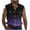 Purple, variant on Njagoc3 Mens Denim Vest Tank Top, Sleeveless, Button - Down for Summer Casual Outings & Backyard BBQs