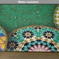 thumbnail image 6 of Ambesonne Retro Place Mats Set of 4, Oriental Hippie Motif, Standard Size, Multicolor, 6 of 6