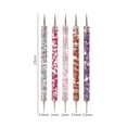 thumbnail image 5 of UDIYO 5Pcs/Set Nail Dotting Pen Double Head Sequins Handle Acrylic UV Gel Painting Drawing Manicure Art Dot Point Pen for Beauty, 5 of 7