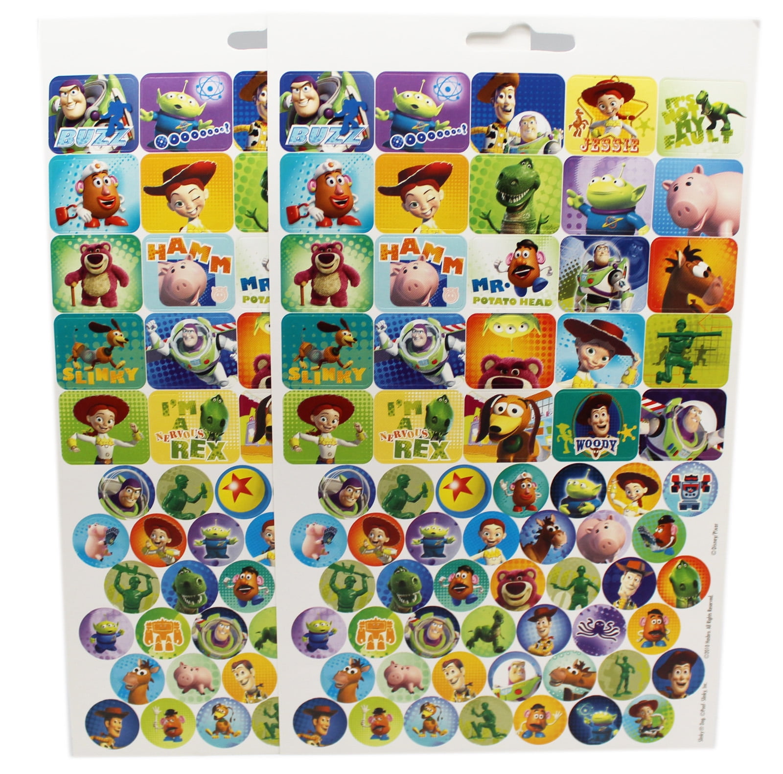 Disney Pixar's Toy Story Character Stickerland Pad Stickers (2 Sheets