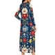 thumbnail image 5 of Batas de invierno para mujer, camisón cálido y camisón de invierno con cremallera y bolsillos, pijama holgado para mujer., 5 of 9