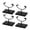 4pcs, variant on Crystal Display Stand Metal Rock Holder Display Easel Stand Holder for Crystal,Geode,Rock,Mineral Agates Fossils Corals