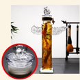 thumbnail image 4 of Decantadores para ron, , vodka, cristalería, accesorios de barra, regalos a mano pesados para hombres, decantad Macarena decantador de vino, 4 of 7