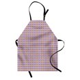 thumbnail image 1 of Fleur De Lis Apron, Modern Medieval Motif Abstract Vibrant Geometric Mardi Gras, Unisex Kitchen Bib with Adjustable Neck for Cooking Gardening, Adult Size, Purple Earth Yellow, by Ambesonne, 1 of 4