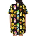 thumbnail image 6 of Haiem Gnomes With Sunflowers Pattern Pajama Set for Women 2 Piece Lounge Set Short Sleeve Tops and Shorts Soft Sleepwear-Medium, 6 of 7