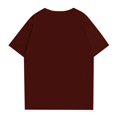thumbnail image 3 of NAMTYQX Oversized Graphic Tees for Women Short Sleeve Oversized Light Hawaiian Bedruckt Airoft Loose Fit Crew-Neck Printed Womens Short Sleeve Tops Deep Red Size XL, 3 of 4
