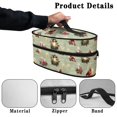 thumbnail image 5 of HELLHERO Poinsettia Pattern Steam Iron Case Irons Accessories (11.8x6.69x5.5 In) Home, Bag Only, 5 of 6