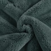 Home Soft Things Faux Fur Throw - Gunmetal - 50 x 60