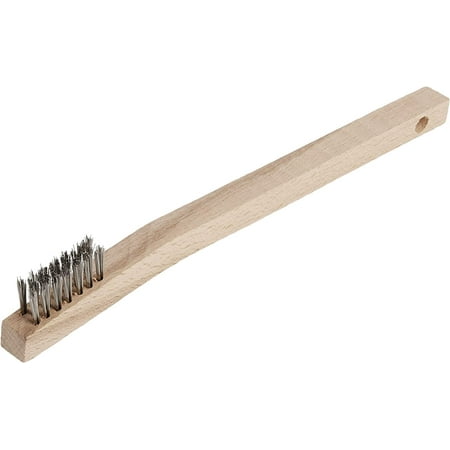 

70506 Wire Scratch Brush Stainless Steel with Wood Handle 7-3/4-Inch-by-.006-Inch