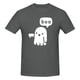 thumbnail image 3 of Camiseta de manga corta 100 % algodón para hombre con el fantasma de la desaprobación, 3 of 5