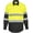 Yellow/Black, variant on Portwest E049 Mens Reflective Two-Tone Hi-Vis Cargo Work Pants Yellow/Black, X-Large