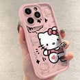 thumbnail image 2 of Sanrio-funda de teléfono de Hello Kitty para Iphone, 15, 14, 13, 11, 12 Pro Max Plus, X, XR, XS, 7, 8 Plus, Y2k, regalo transparente de silicona anticaída, 2 of 5