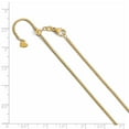 thumbnail image 2 of FJC Finejewelers 14 kt Yellow Gold Adjustable Box Chain 30 Inches x 1.2 mm, 2 of 5