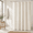 Linen-42"W x 72"L (Pack of 1), variant on Beige White 72"W x 72"L (Pack of 1) Linen Blend Bathroom Shower Curtain