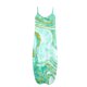 thumbnail image 4 of ICHUANYI Clearance Women's Fashion Sexy Vintage V Neck Sleeveless Printing Party Dresses(Green, XXL) ICHUANYI WER2023081015806, 4 of 5